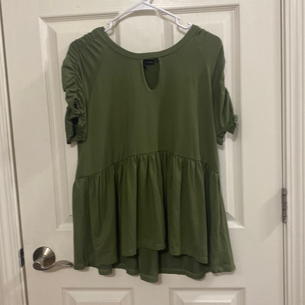 California Stitch Women’s Size Large Olive Green Blouse